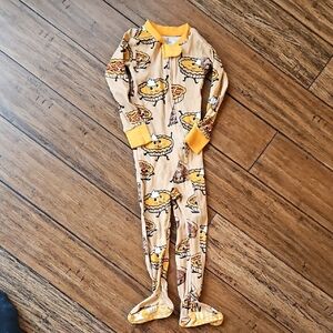 The Honest Company Pizza Print Kids Footies